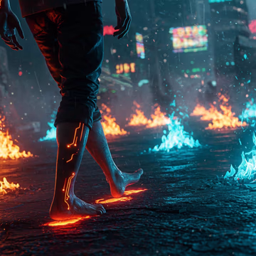 Barefoot in the Fire